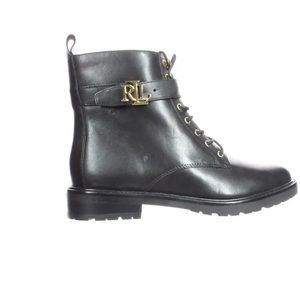 RALPH LAUREN ELDRIDGE BOOT 
Lace-up, adjustable ankle strap
Heel: 1.5 inches